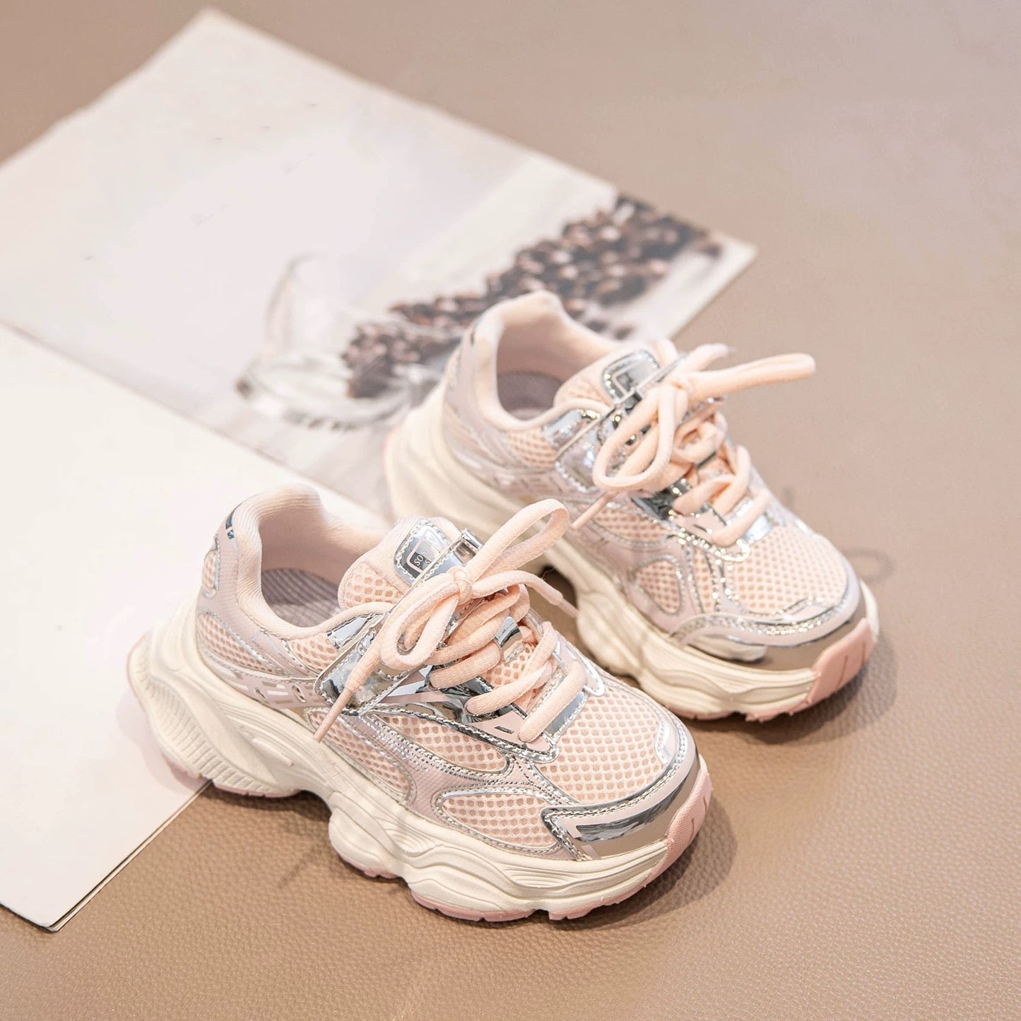 Girls' Shoes 2026 New Spring and Autumn Models Boys' Sneakers Spring and Summer Children's Dad Shoes Baby Mesh Shoes Toddler Shoes