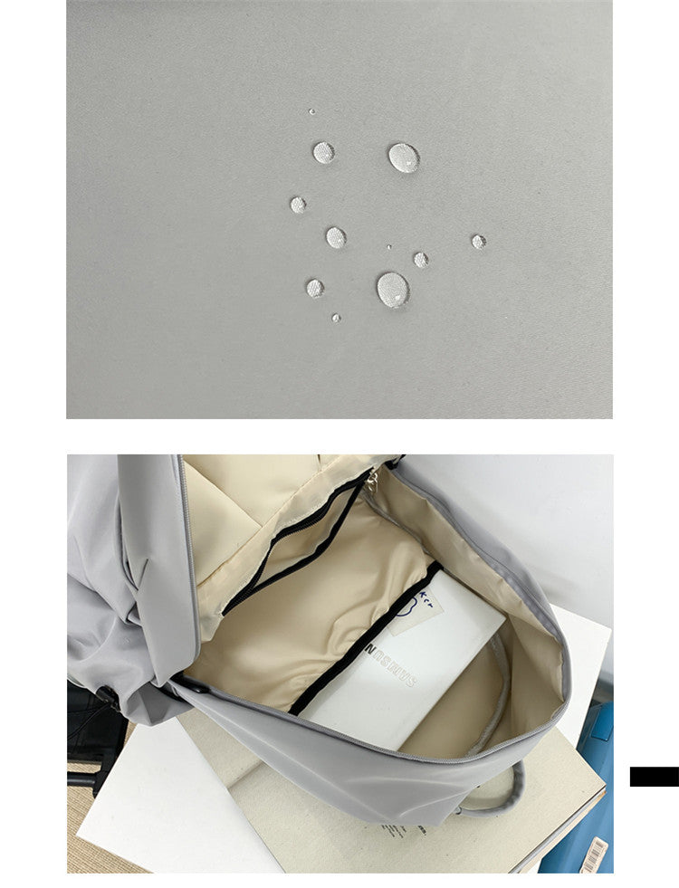 New Nylon Backpack Men's Computer Bag Men's Casual Senior high school College Student Schoolbag Simple Travel Backpack Wholesale