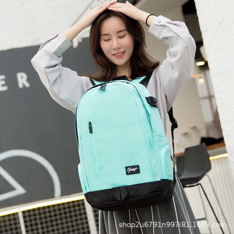 Backpack Female Middle School Student Schoolbag Male Travel Travel Junior High School Student Schoolbag High School Student College Student Backpack Leisure Bag