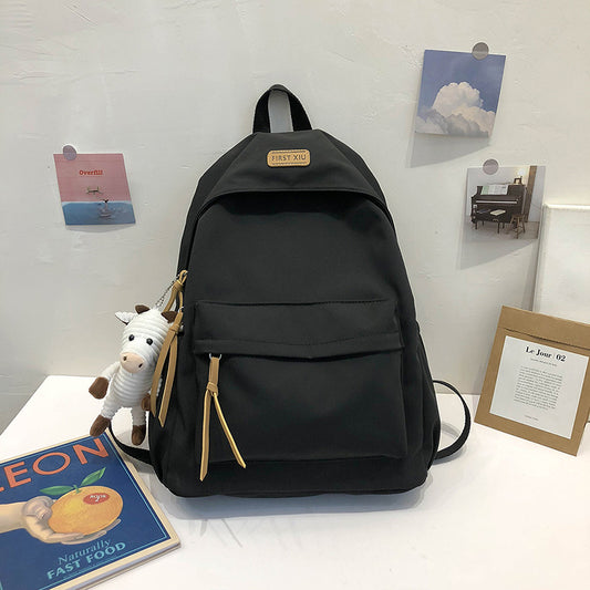 Cross-Border Schoolbags for Girls, Junior High School Students and High School Students Backpacks 2024 New College Students Men's Large-Capacity Travel Backpacks