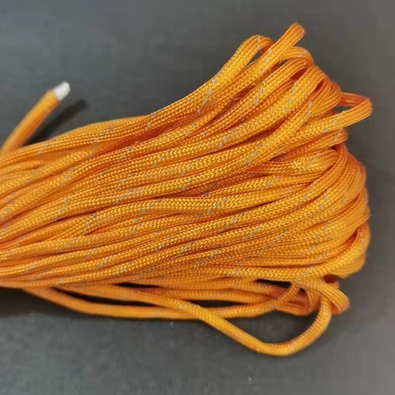 7-core 4mm umbrella rope polypropylene fiber multi-function mountaineering paratrooper traction rope life-saving equipment fixed safety umbrella rope