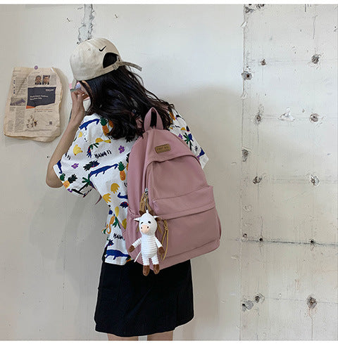 Cross-Border Schoolbags for Girls, Junior High School Students and High School Students Backpacks 2024 New College Students Men's Large-Capacity Travel Backpacks