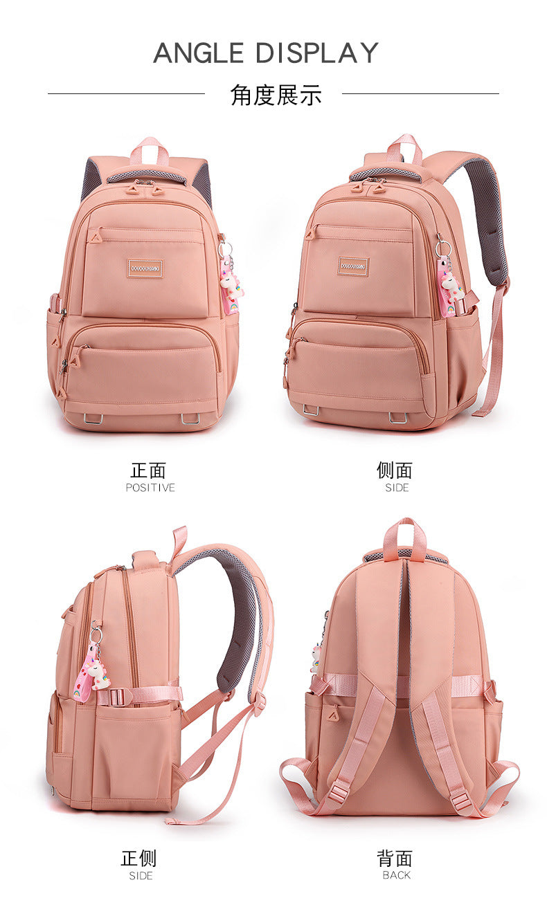 Large-Capacity Student Schoolbag, Junior High School Student Backpack, Short-Distance Travel Multi-Functional Backpack, Mlb Backpack
