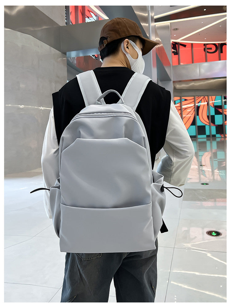 New Nylon Backpack Men's Computer Bag Men's Casual Senior high school College Student Schoolbag Simple Travel Backpack Wholesale