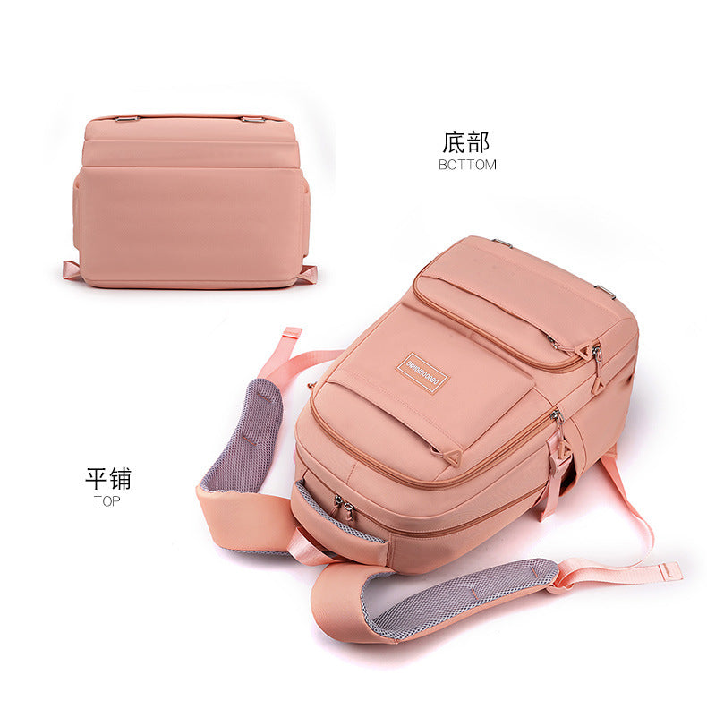 Large-Capacity Student Schoolbag, Junior High School Student Backpack, Short-Distance Travel Multi-Functional Backpack, Mlb Backpack