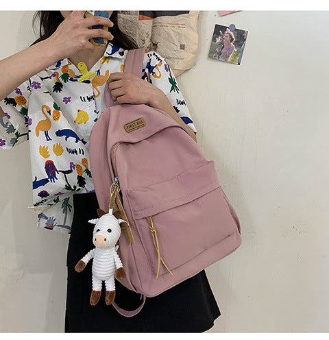 Cross-Border Schoolbags for Girls, Junior High School Students and High School Students Backpacks 2024 New College Students Men's Large-Capacity Travel Backpacks
