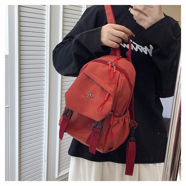 2025 Summer Workwear Style Simple Student School Bag Fashionable Oxford Cloth Backpack Outdoor Leisure Travel Backpack