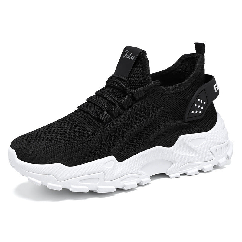 Women's Shoes, New Summer Models, Foreign Trade Wholesale Running Shoes, Mesh Breathable Retro Thick-Soled Dad Shoes, Korean Style Sports Shoes