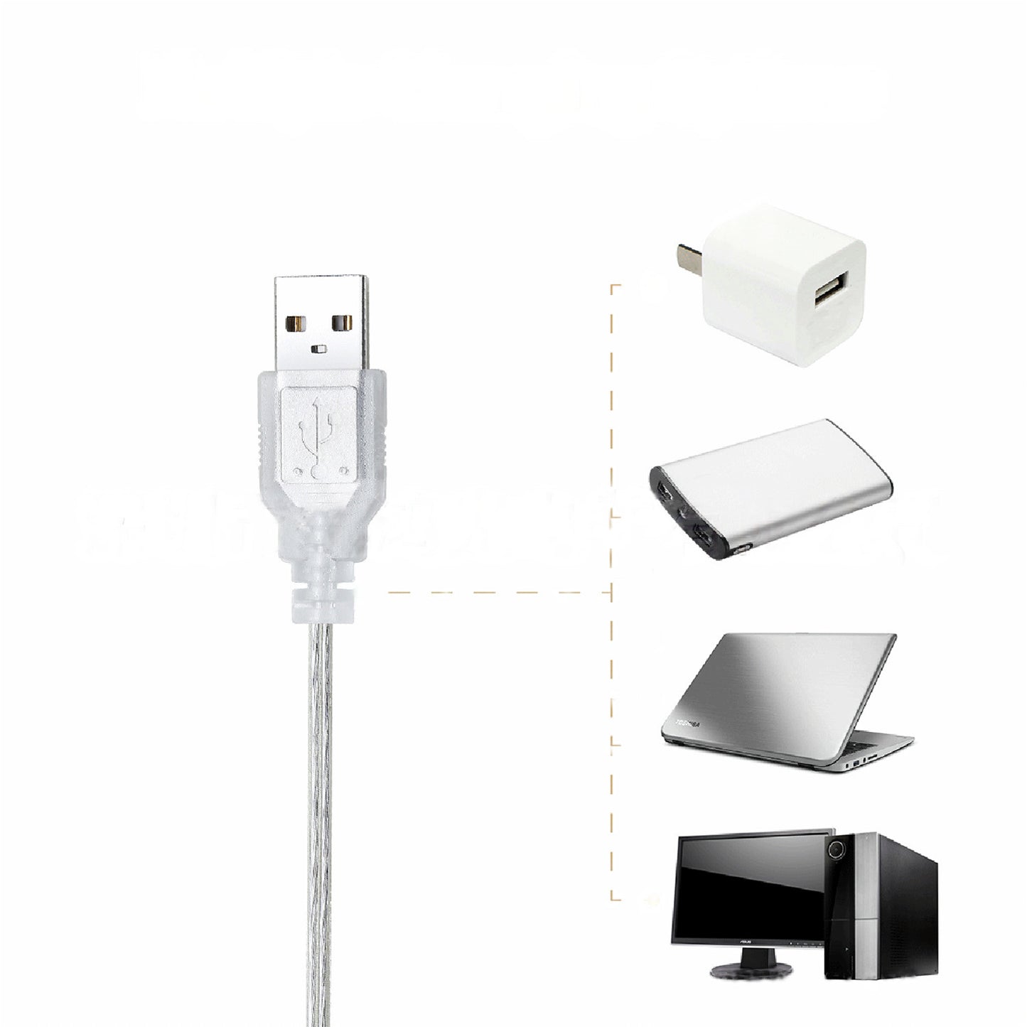 10 bombillas LED desmontables, lámpara para espejo de maquillaje profesional, alimentación USB, luz para espejo cosmético, tocador de Hollywood, luces de tocador
