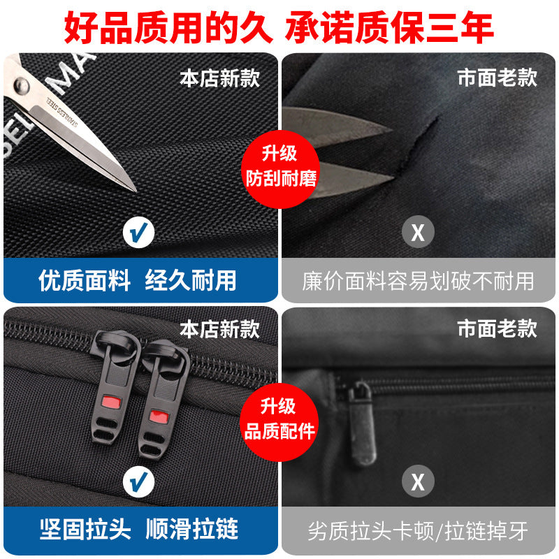 Backpack Men's Large Capacity Computer Backpack Women's Mountaineering Bag Junior High School and High School College Student Bag Air Cushion Strap