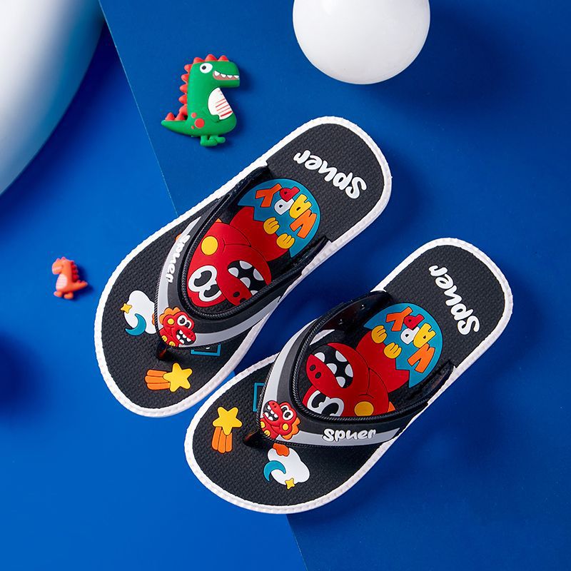 Children's Slippers, Boys and Kidsren's Flip-Flops, Boys and Girls' Beach Shoes, 6-12 Years Old, Flip-Flops, Men's Flip-Flops, Durable