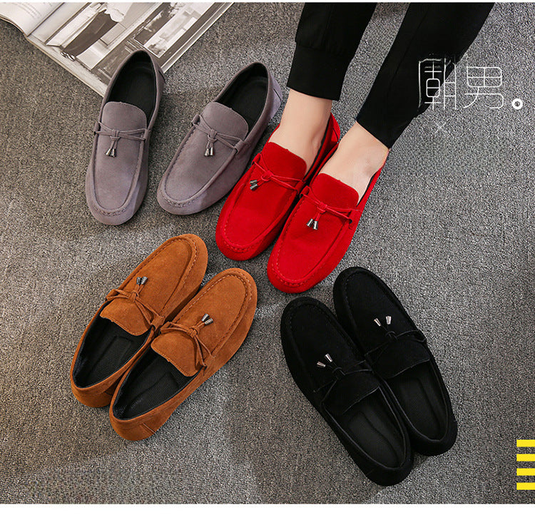 Men's loafers men's casual shoes, Korean style trendy cloth shoes, loafers, 2020 New