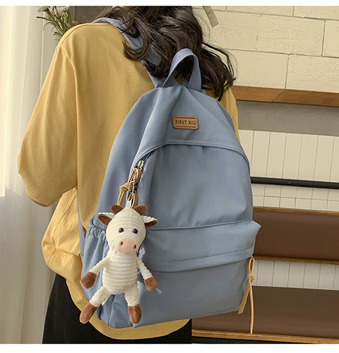 Cross-Border Schoolbags for Girls, Junior High School Students and High School Students Backpacks 2024 New College Students Men's Large-Capacity Travel Backpacks