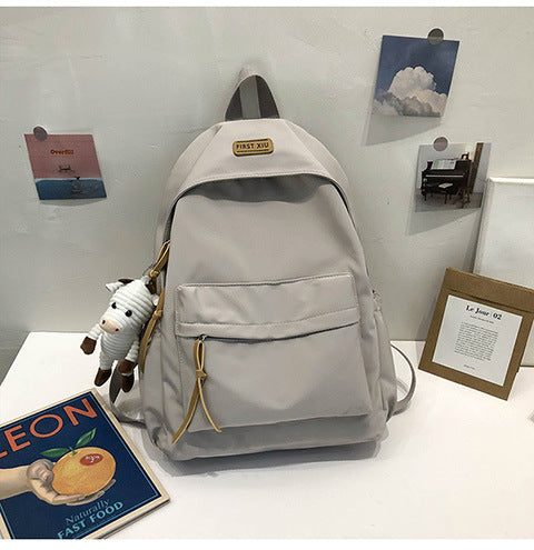 Cross-Border Schoolbags for Girls, Junior High School Students and High School Students Backpacks 2024 New College Students Men's Large-Capacity Travel Backpacks