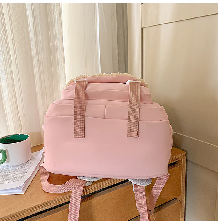 Wholesale Backpack Travel New Korean Style Fashion Large Capacity Junior High School and High School Student School Bag Leisure Travel School Bag