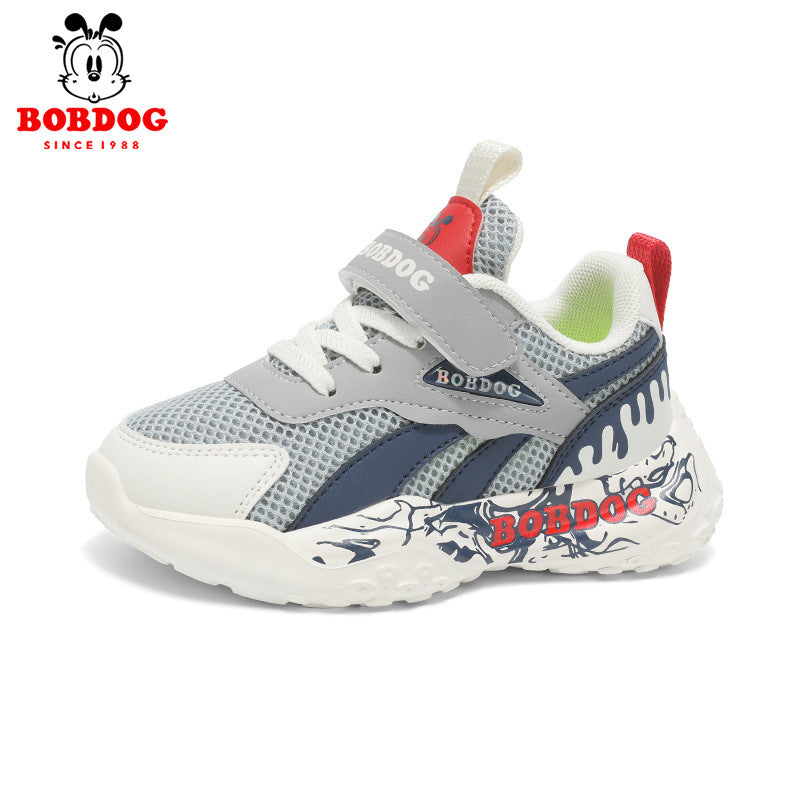Children's Shoes 25 Spring and Autumn New Breathable Mesh Shoes Boys Shoes Anti-slip Mesh Surface Middle and Large Children's Leisure sneaker Soft