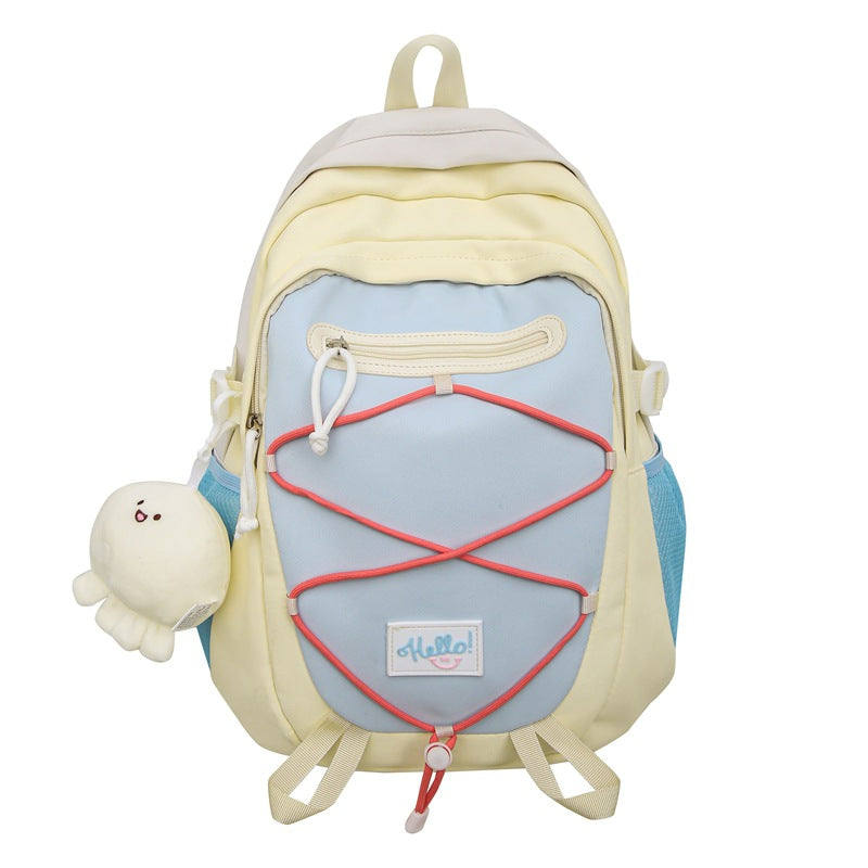 Cross-border Japanese Schoolbag Female College Students Large Capacity Senior high school Junior High School Students Travel Backpack Female Ins Trendy Cool Backpack