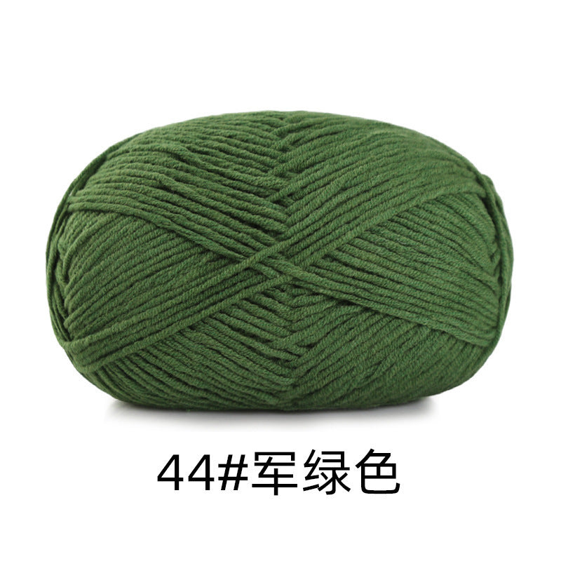 5 strands of combed cotton milk cotton wool ball acridine puppet excellent factory wholesale hand-woven crochet doll diy material