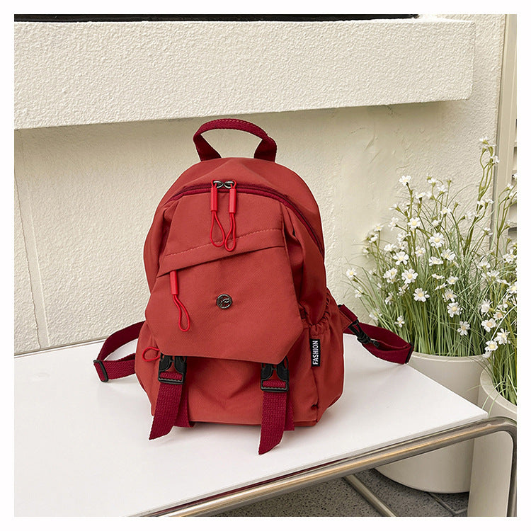 2025 Summer Workwear Style Simple Student School Bag Fashionable Oxford Cloth Backpack Outdoor Leisure Travel Backpack