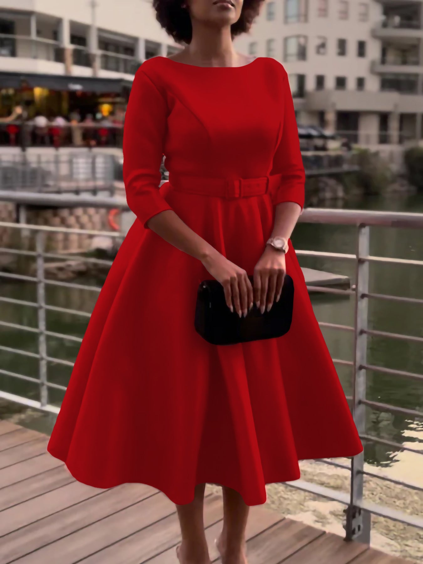 Party Dress Amazon Cross-Border Women's Fashionable Elegant Bridesmaid Banquet Dress Foreign Trade Dress