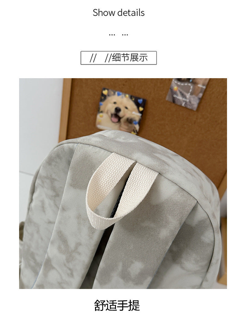 New Retro Backpack Men's Mountaineering Bag Backpack Junior High School Student Travel Bag Personalized High School Student College Student Bag Female