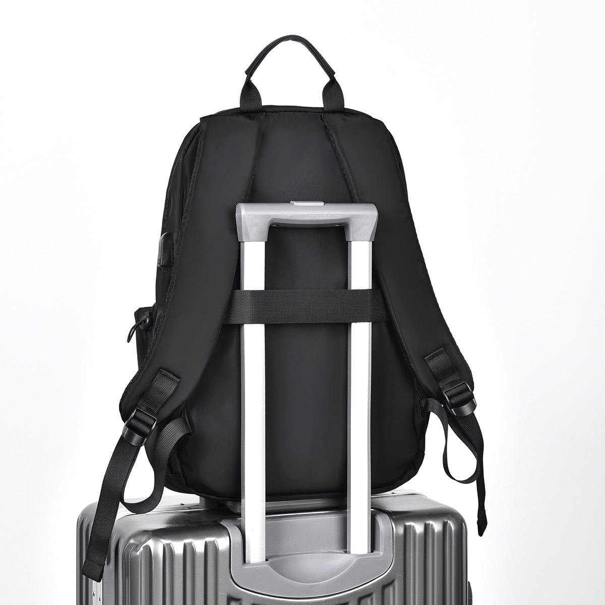 Printable Logo Backpack, Junior High School Student, High School Student, School Bag, Large Capacity Travel Bag, Casual Computer Backpack