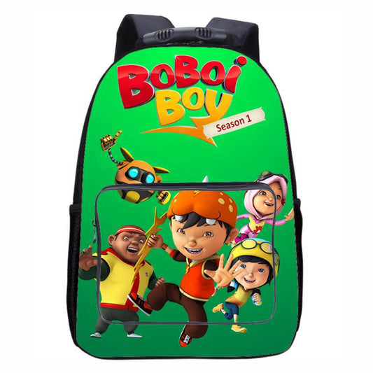 Boboiboy Primary and Secondary School Students' Schoolbags DIY Customized Boys and Girls Backpacks for Kidsren