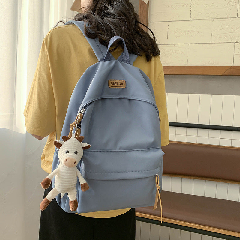 Cross-Border Schoolbags for Girls, Junior High School Students and High School Students Backpacks 2024 New College Students Men's Large-Capacity Travel Backpacks