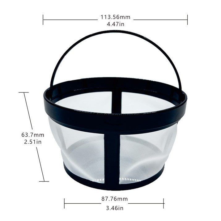 Coffee filter tea filter FDA filter 304 stainless steel mesh nylon coffee machine filter 4 cups 8 cups 12 cups