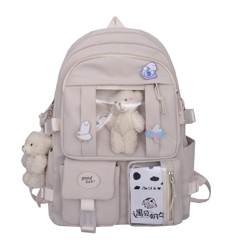 Japanese-Style Ins Anime Convention Large-Capacity Casual Girl Backpack Student School Bag