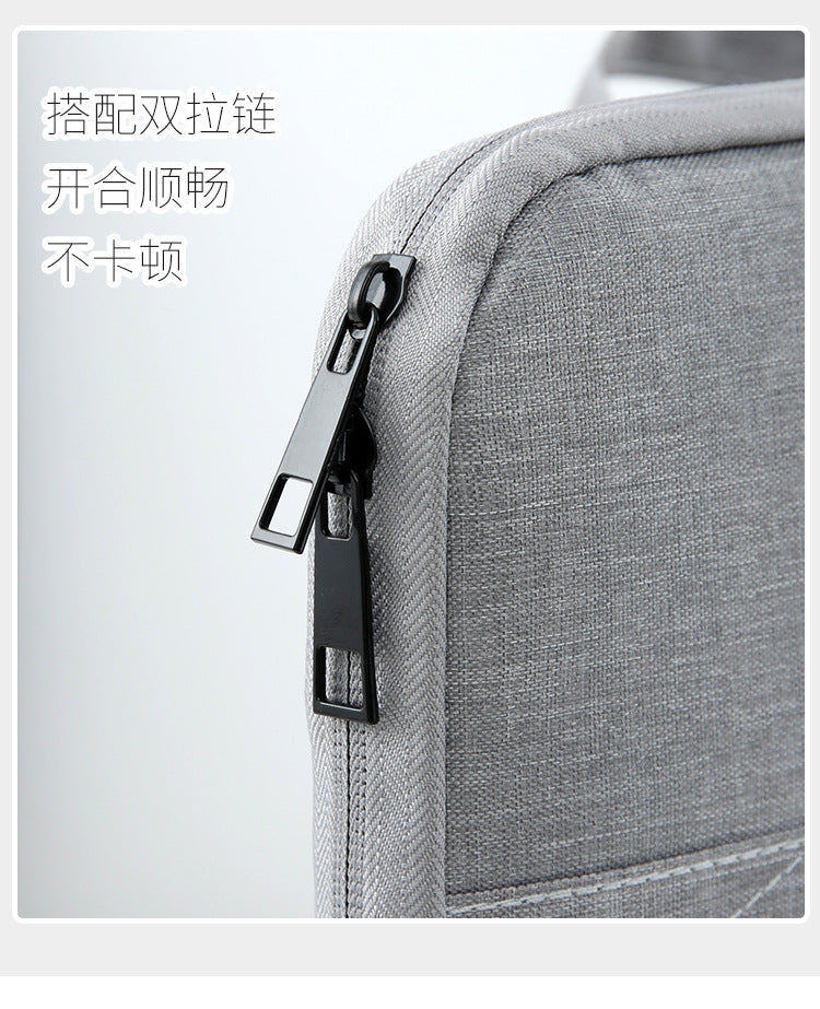Source Factory Laptop Bag 14inch 15inch Computer Bag Portable Laptop Bag Lightweight Business Briefcase