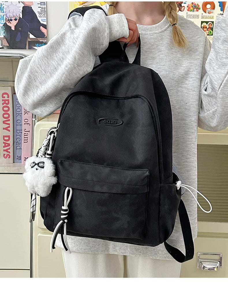 New Retro Backpack Men's Mountaineering Bag Backpack Junior High School Student Travel Bag Personalized High School Student College Student Bag Female