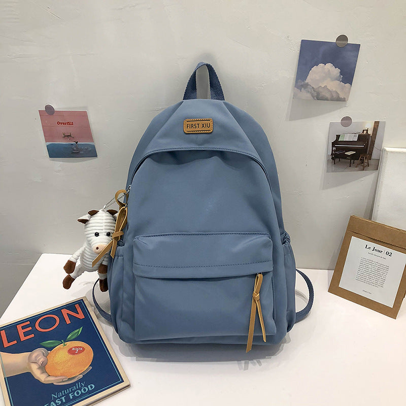 Cross-Border Schoolbags for Girls, Junior High School Students and High School Students Backpacks 2024 New College Students Men's Large-Capacity Travel Backpacks