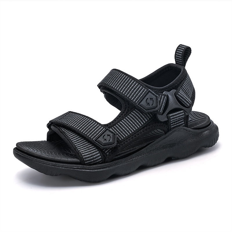 Jinjiang Children's Shoes Children's Sandals Summer New Boys' Soft-Soled Beach Shoes for Middle and Large Children Outdoor Sports Sandals