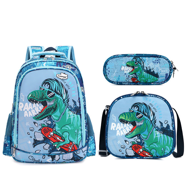 2025 New Primary School Bags for Grades 1, 2, 3 to 6, Burden Reduction and Spine Protection Children's Backpack Unicorn Backpack