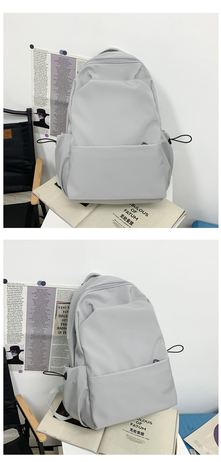 New Nylon Backpack Men's Computer Bag Men's Casual Senior high school College Student Schoolbag Simple Travel Backpack Wholesale