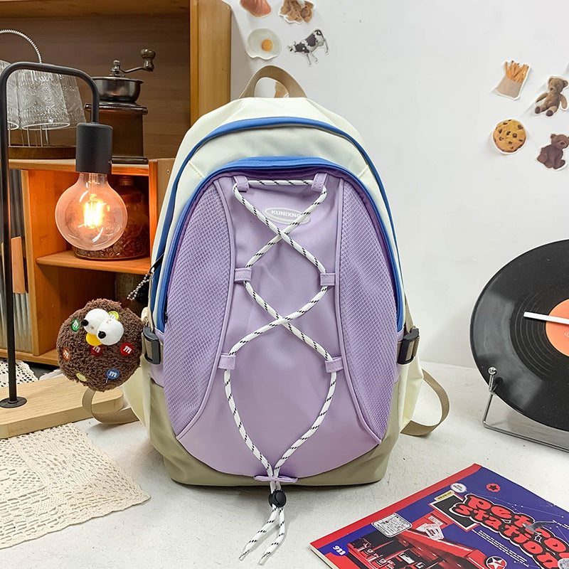 Outdoor Sports Bag Female College Students High School Students Junior High School Travel Large Capacity Backpack Computer Backpack Big small size