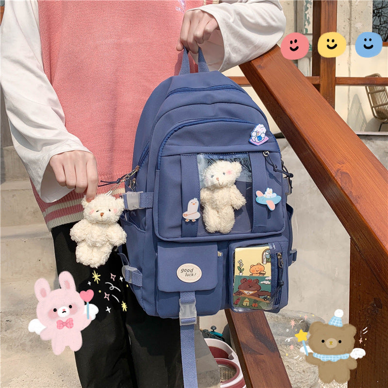 Japanese-Style Ins Anime Convention Large-Capacity Casual Girl Backpack Student School Bag