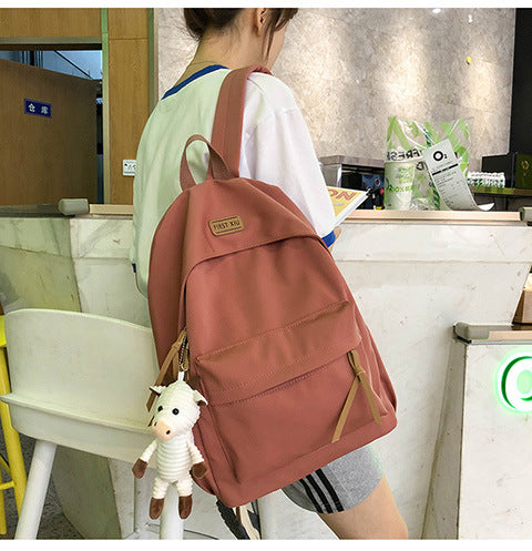Cross-Border Schoolbags for Girls, Junior High School Students and High School Students Backpacks 2024 New College Students Men's Large-Capacity Travel Backpacks