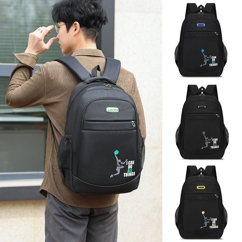 Spot wholesale men's backpack business computer bag Korean fashion college students schoolbag leisure travel backpack