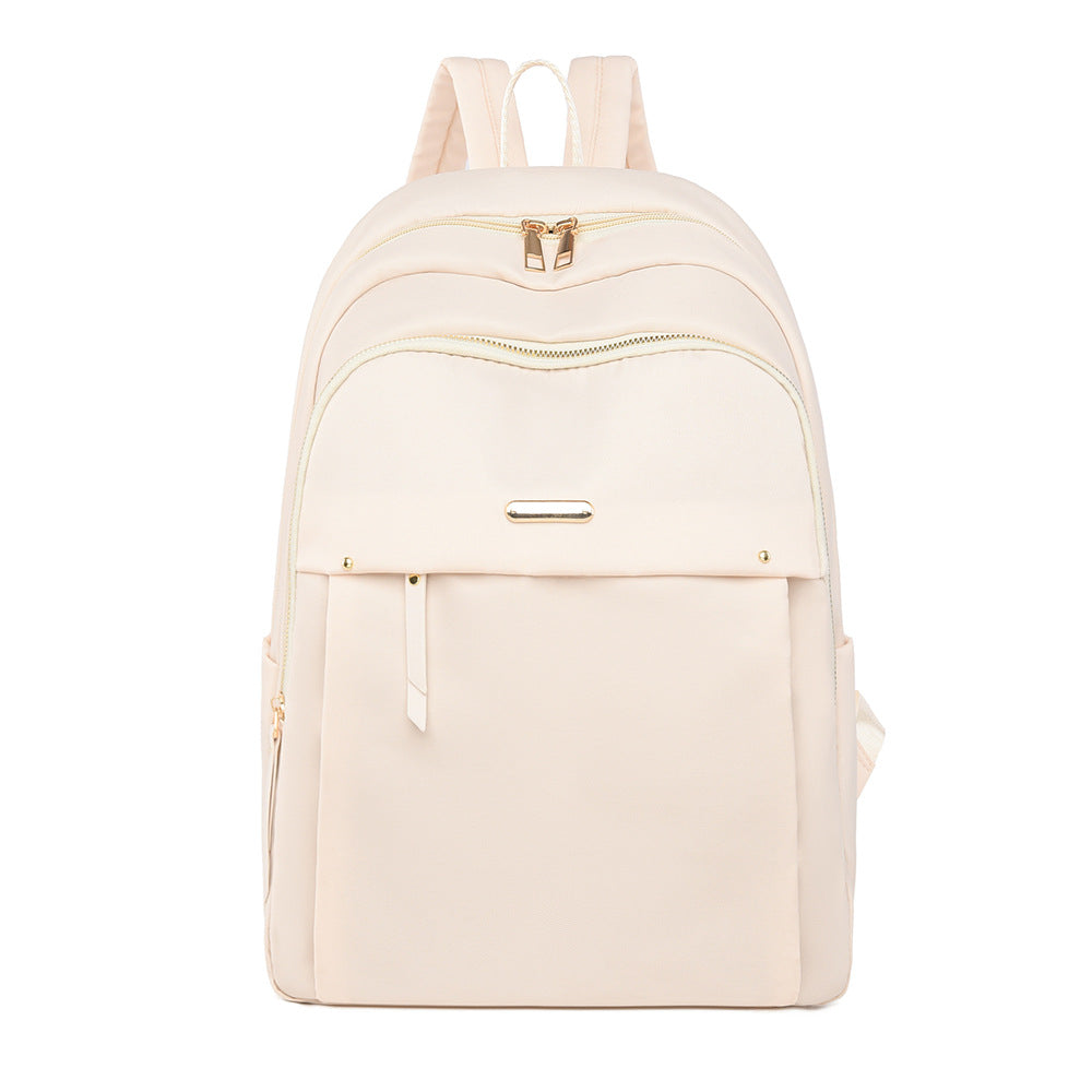 Backpack Oxford Cloth Backpack 2025 Large Capacity Computer Bag Fashionable Student Leisure Travel Lightweight School Bag