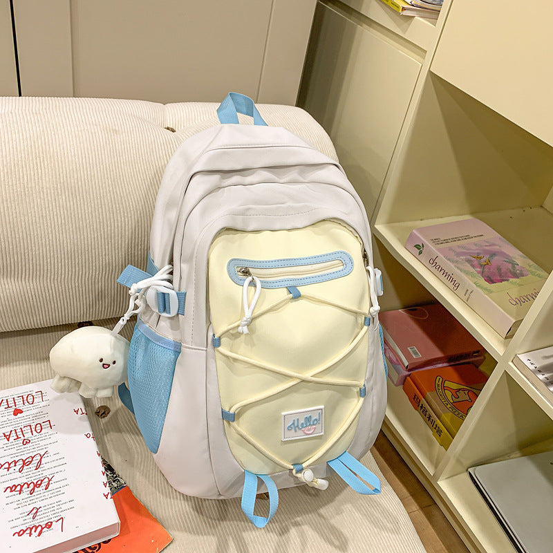 Cross-border Japanese Schoolbag Female College Students Large Capacity Senior high school Junior High School Students Travel Backpack Female Ins Trendy Cool Backpack