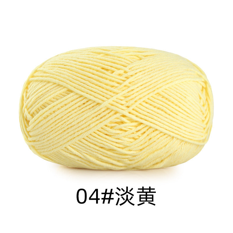 5 strands of combed cotton milk cotton wool ball acridine puppet excellent factory wholesale hand-woven crochet doll diy material