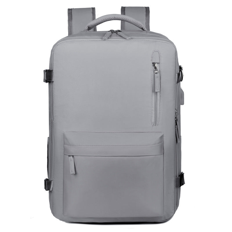 Cross-Border Simple Large-Capacity Business Commuter Backpack High-End Backpack Men's Travel Bag Multi-Functional Computer