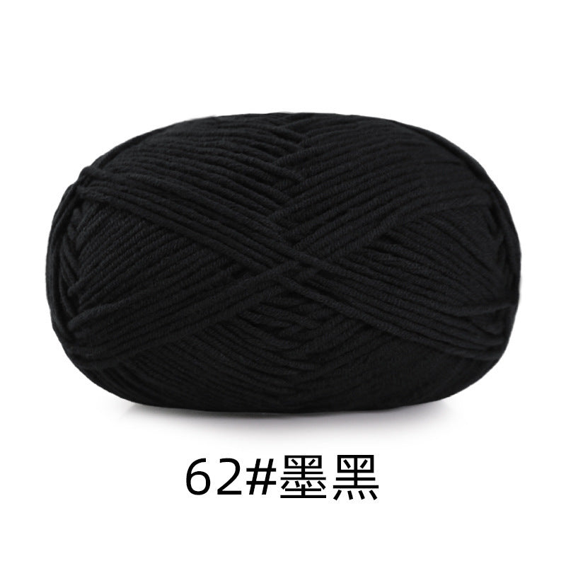 5 strands of combed cotton milk cotton wool ball acridine puppet excellent factory wholesale hand-woven crochet doll diy material