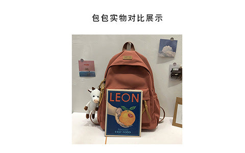 Cross-Border Schoolbags for Girls, Junior High School Students and High School Students Backpacks 2024 New College Students Men's Large-Capacity Travel Backpacks