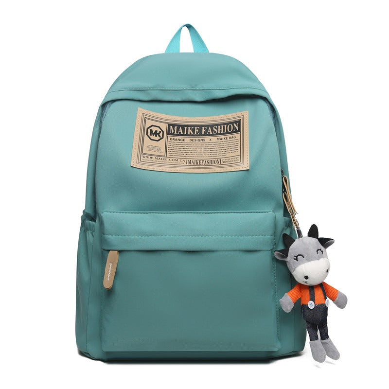 2025 New Student Schoolbag Casual Simple Large Capacity Computer Bag Junior High School Student Backpack Commuter Backpack