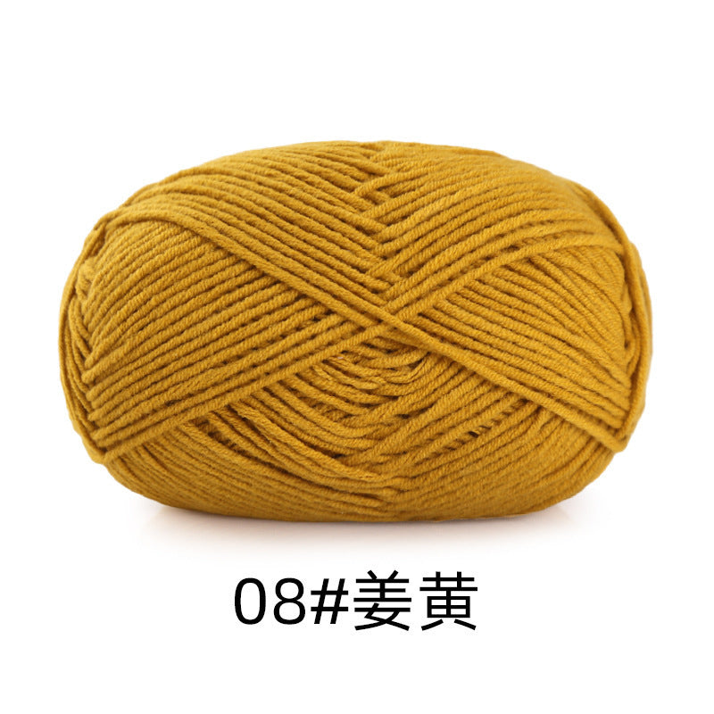 5 strands of combed cotton milk cotton wool ball acridine puppet excellent factory wholesale hand-woven crochet doll diy material