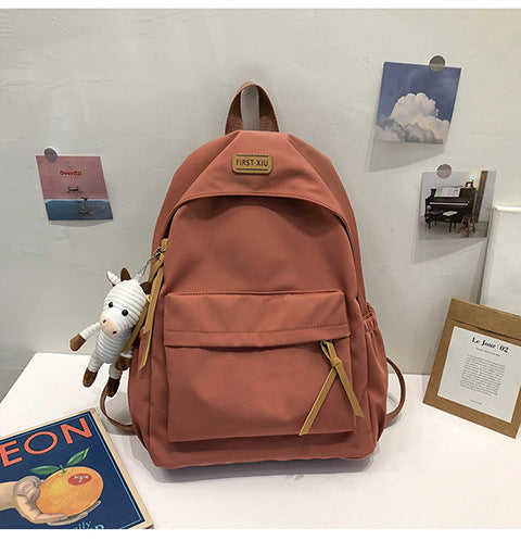 Cross-Border Schoolbags for Girls, Junior High School Students and High School Students Backpacks 2024 New College Students Men's Large-Capacity Travel Backpacks