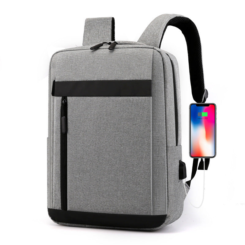 Cross-border backpack middle school student schoolbag Korean style versatile men's schoolbag casual simple nylon cloth large capacity backpack